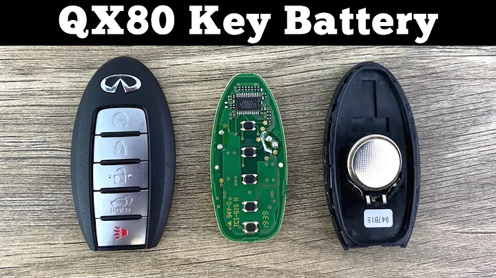 2014 - 2021 Infiniti QX80 Remote Key Fob Battery Replacement - How To Change Replace QX 80 Batteries
