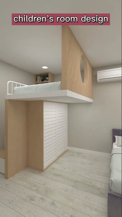 Three Children's Bedroom Design | small room design#house  #shorts