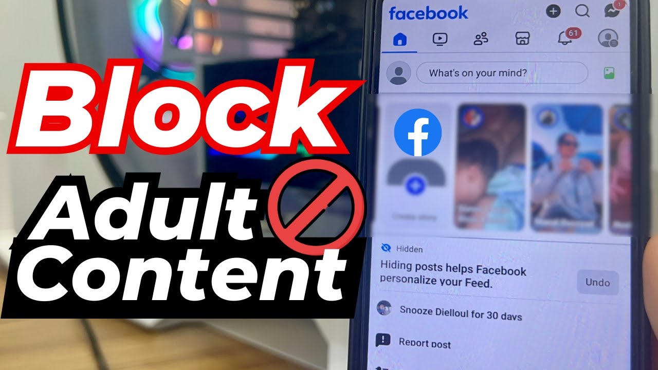Facebook Inappropriate Video How To Stop Adult Content in Facebook || Stop Bad Videos on Facebook ...