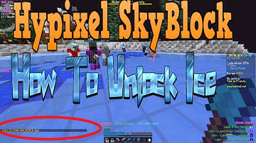 Hypixel SKyblock How To Unlock Ice Collection After New Patch
