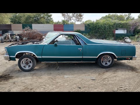 79 Chevy El Camino Last Moments Before Getting CRUSHED FLAT!