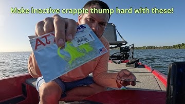 Make INACTIVE CRAPPIE bite when they DONT want to with these JIGS! THUMP!