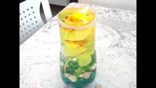 FAÃ‡A VOCÃŠ MESMO ARRANJO PARA CENTRO DE MESA COM VELAS - ESPECIAL FIM DE ANO
