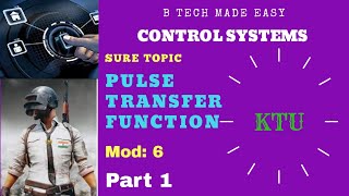 Pulse transfer function problems:(imp topic) Control Systems /ACT Module 4