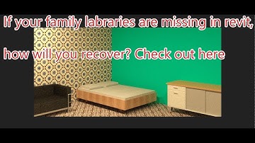 Revit Family Libraries Missing, How to recover check-out here