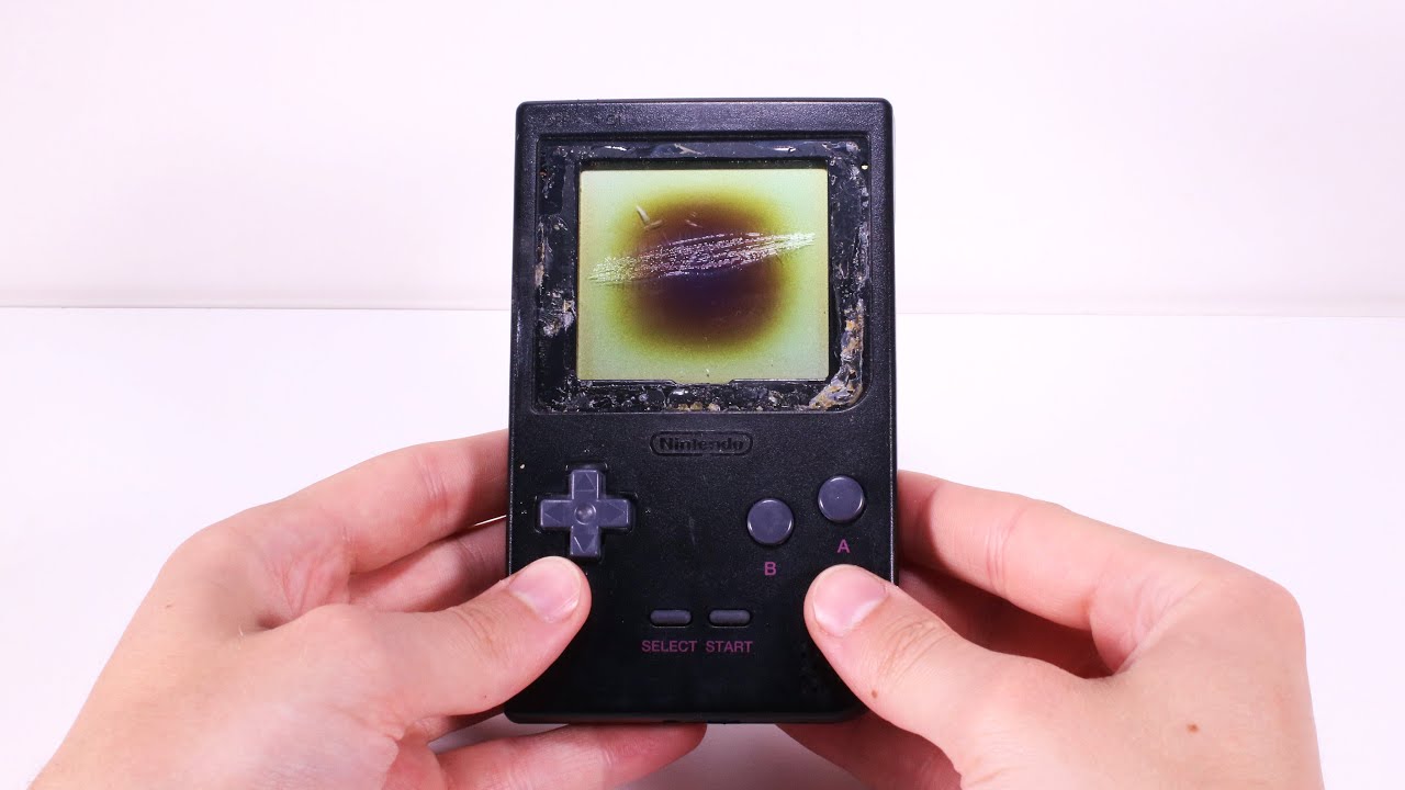 peddling prosa Ithaca Screen burned Gameboy Pocket restoration and repair - YouTube