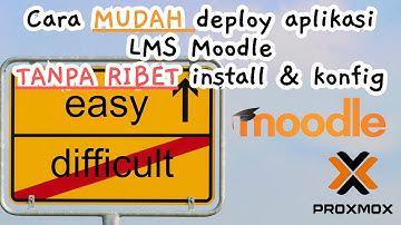Cara MUDAH deploy aplikasi LMS Moodle TANPA RIBET install & konfig, menggunakan Turnkey Appliance