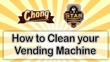 Chong Cafe Phils: How to Clean Vending Machine