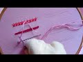 Hand embroidery 10 easy stitches for beginners- Leisha&#39;s Galaxy embroidery.