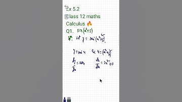 Chain Rule | Ex 5.2 Q1 | Class 12 Maths