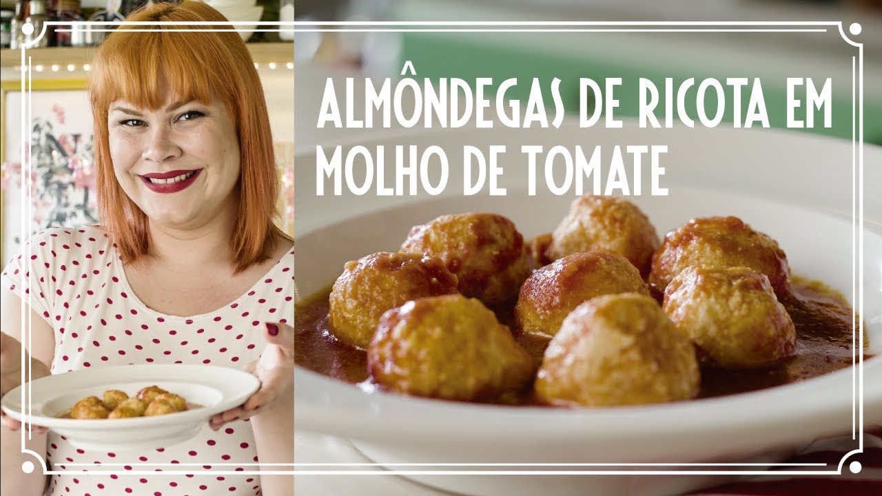 ALMÔNDEGAS DE RICOTA EM MOLHO DE TOMATE (YAYOI KUSAMA) ARTE NA COZINHA
