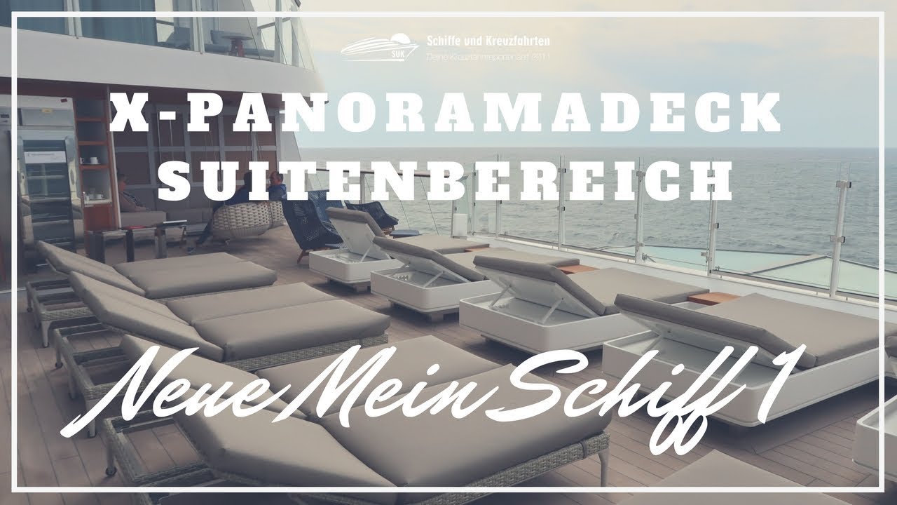 Mein Schiff 1 X Panoramadeck Für Suitengäste Auf Deck 6 Im Heck
