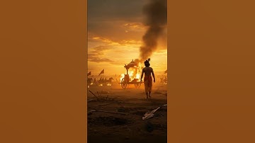 The battlefield of Kurukshetra and Lord Krishna. #avatar #jaisrikrishna #goosebumps #mahabharat