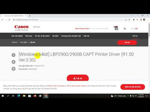 Hướng dẫn cài driver máy in canon 2900 cho WINDOWS 10