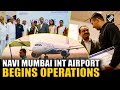 Navi Mumbai International Airport begins operations, Gautam Adani welcomes passengers