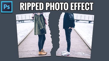 Ripped Torn Photo Effect - Photoshop Tutorial