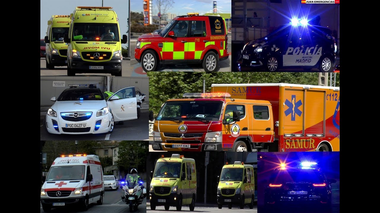 15 minutos de nuevos videos de vehículos de emergencia