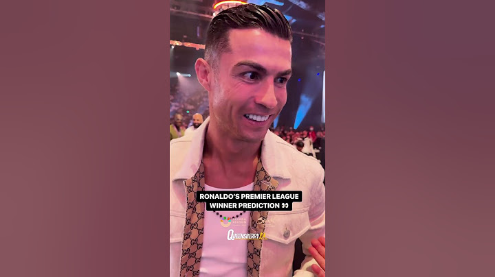 Cristiano Ronaldo predicts his Premier League title winner between Man City & Arsenal 🏆