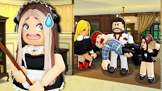I Worked As A MAID For A RICH Family.. Their Secret Will SHOCK YOU! (Roblox Bloxburg)