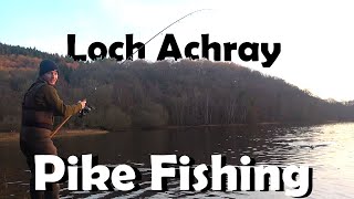 Winter Pike Fishing On Loch Achray, Scotland