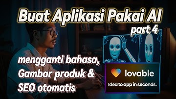 Part 4 Tutorial Lovable.dev Bahasa Indonesia SEO otomatis pake AI | Lovable.dev Tutorial |  Supabase