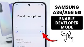 Samsung A36/A56: How to Enable Developer Options - Developer Mode Settings