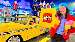 Shopping At Every LEGO Store In NYC!! (Winter 2023)