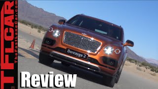 2017 Bentley Bentayga Performance Review: 187 MPH AWD Howitzer Blast down the Track