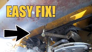 how to fix hustler raptor DRIVE belt ( how to route on kawasaki motors) !