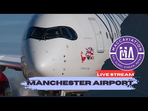 [4K] Manchester Airport Live 🔴Morning rush hours #planes #live