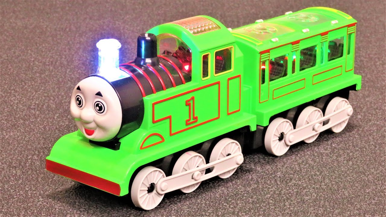 Strange eyes! Unstoppable!! Green Thomas the tank engine unique toys  RiChannel