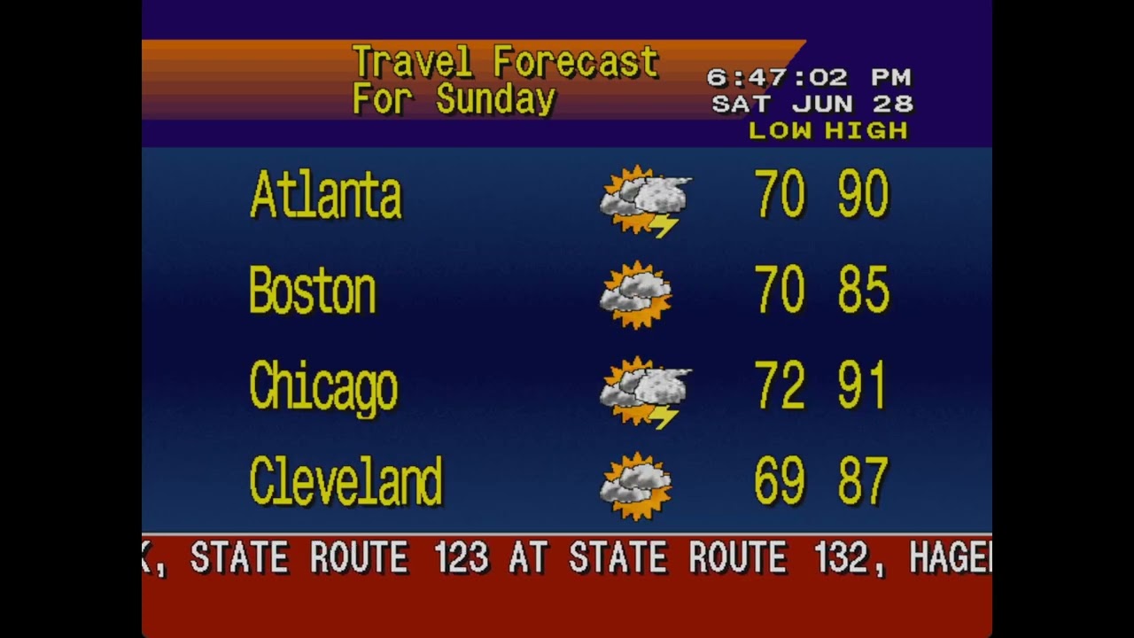 EAS | Severe Thunderstorm Warning Clinton, Warren Ohio. [WOXY-FM]