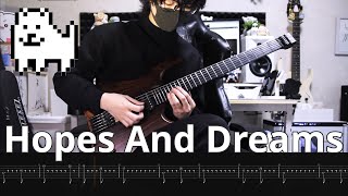 【Undertale/アンダーテール】Hopes and Dreams (Metal cover)【Guitar Cover】＋Screen Tabs