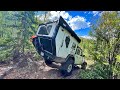 FULLY LOADED Jeep Truck Camper takes on Rough Colorado Mountain Pass