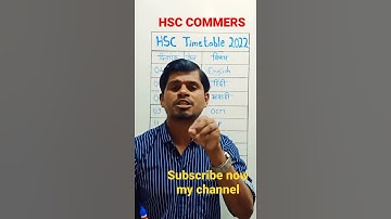 HSC board exam 2022 time table | maharashtra hsc board exam 2022 time table commers #Shorts #short