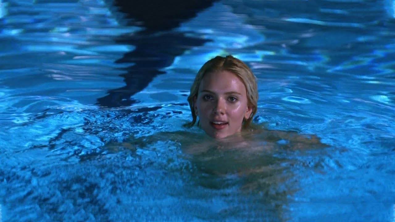 Scarlett johansson swimming