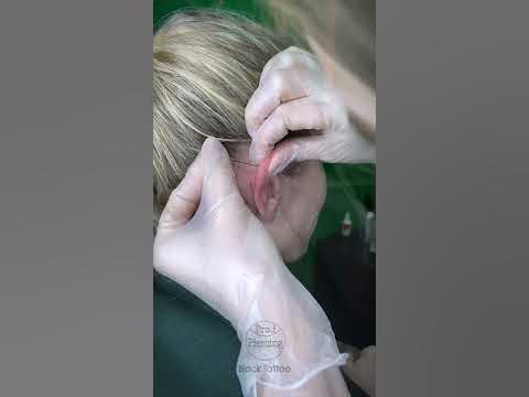 Тату/Пирсинг Прокол Хеликс #саратов #piercing #beautifulgirl - YouTube