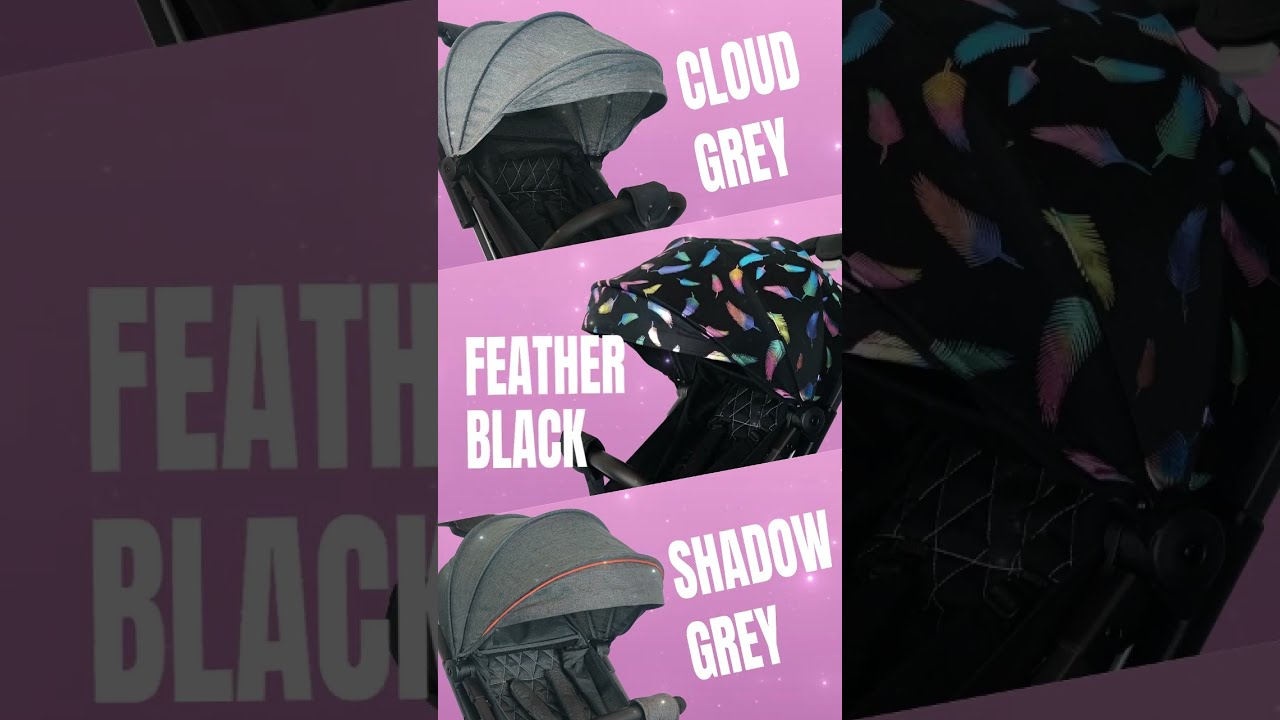 [NEW EDITION] Sweet Heart Paris CASEY G - Elegant Compact Stroller with Pull-up Luggage Handle