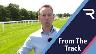 How to ride Goodwood racecourse - walk the track with Martin Dwyer and George Baker | Racing TV screenshot 1