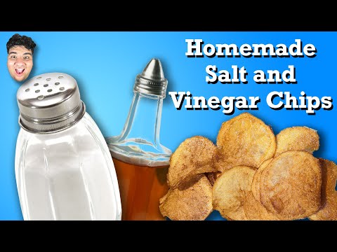Homemade Salt and Vinegar Chips