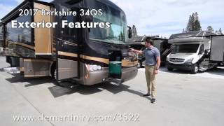 2017 Forest River Berkshire 34QS Class A Diesel Motorhome Full Walk Through Review