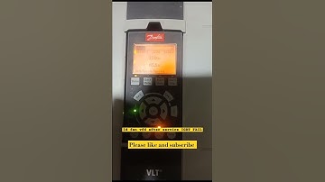 ID FAN DANFOSS VFD AFTER SERVICE