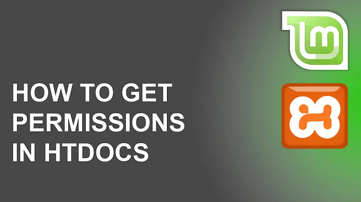 [Linux Mint 18] How to get permissions in htdocs [XAMPP] 🐧