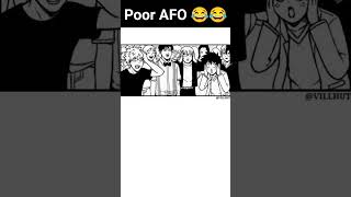 poor AFO 😂😂 #anime #memes #short #mha