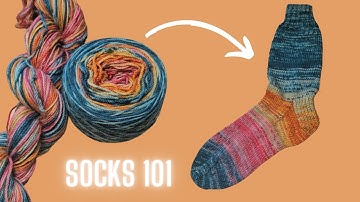Knit your FIRST SOCKS (top down, with a heel flap and gusset)