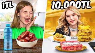 Ucuz Vs Pahali 1 Tl Vs 10000 Tl İftar Yemeği̇ 