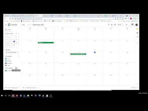 How to add a G-suite Calendar