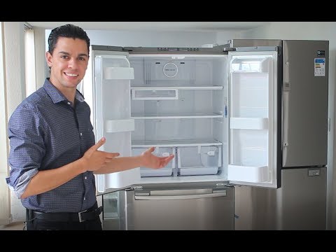 Refrigerador Frech Door Samsung 441l Twin Cooling Inox Rf62hers1 Youtube