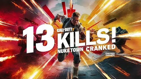 13 Kills in Cranked Mode on Nuketown! | Call of Duty Epic Gameplay | Farmer Gamer #callofduty