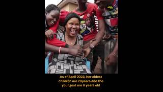 She gave birth to 44 children and holds a world record of fertility